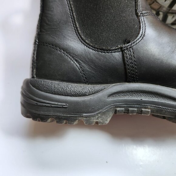 Blundstone Steel Toe Chelsea Boot Size AU 8.5 US 9.5 Oil Resistant Black Leather - Picture 13 of 14